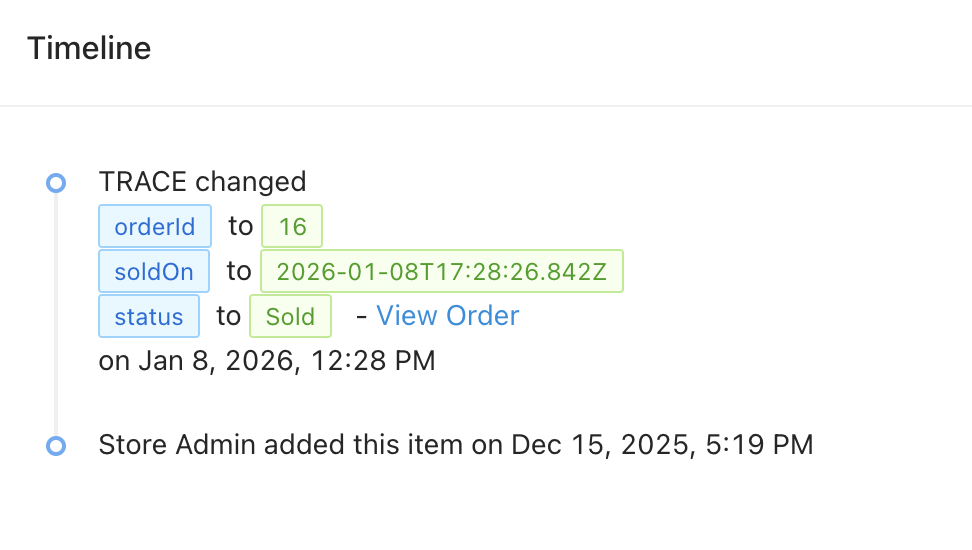 Easy Order Access On The Timeline
